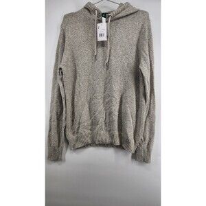 Hawker Rye Men's Off-White Medium Tallin Snowheather Textured Hoodie NWT